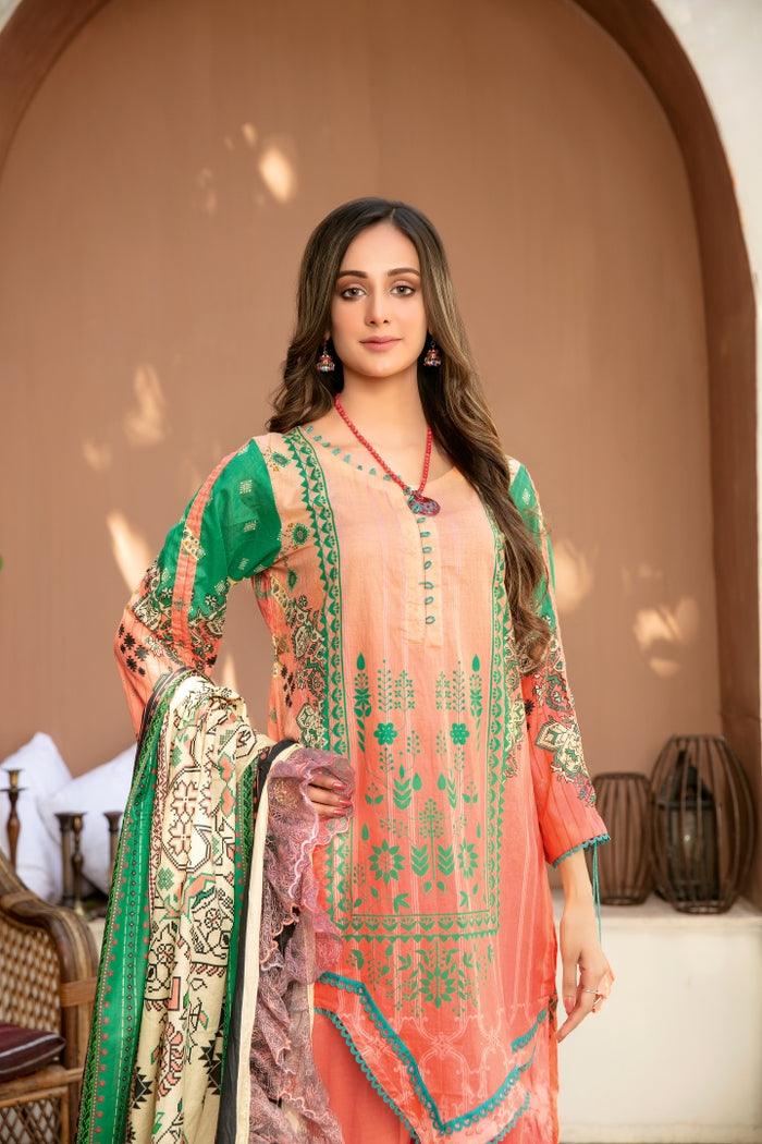 SPR-45 - SAFWA PRAHA COLLECTION 3 PIECE SUIT 2021 - Three Piece Suit-SAFWA -SAFWA Brand Pakistan online shopping for Designer Dresses| SAFWA| DRESS| DESIGN| DRESSES| PAKISTANI DRESSES