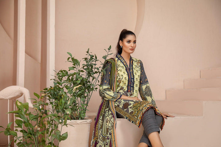 SPC-48 - SAFWA PRAHA COLLECTION 3 PIECE SUIT - Three Piece Suit-SAFWA -SAFWA Brand Pakistan online shopping for Designer Dresses | SAFWA | DRESS | DESIGN | DRESSES | PAKISTANI DRESSES