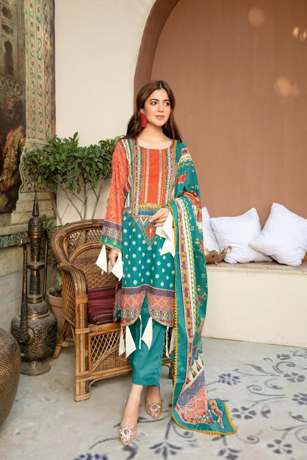 SPR-58 - SAFWA PRAHA COLLECTION 3 PIECE SUIT 2021 - Three Piece Suit-SAFWA -SAFWA Brand Pakistan online shopping for Designer Dresses| SAFWA| DRESS| DESIGN| DRESSES| PAKISTANI DRESSES