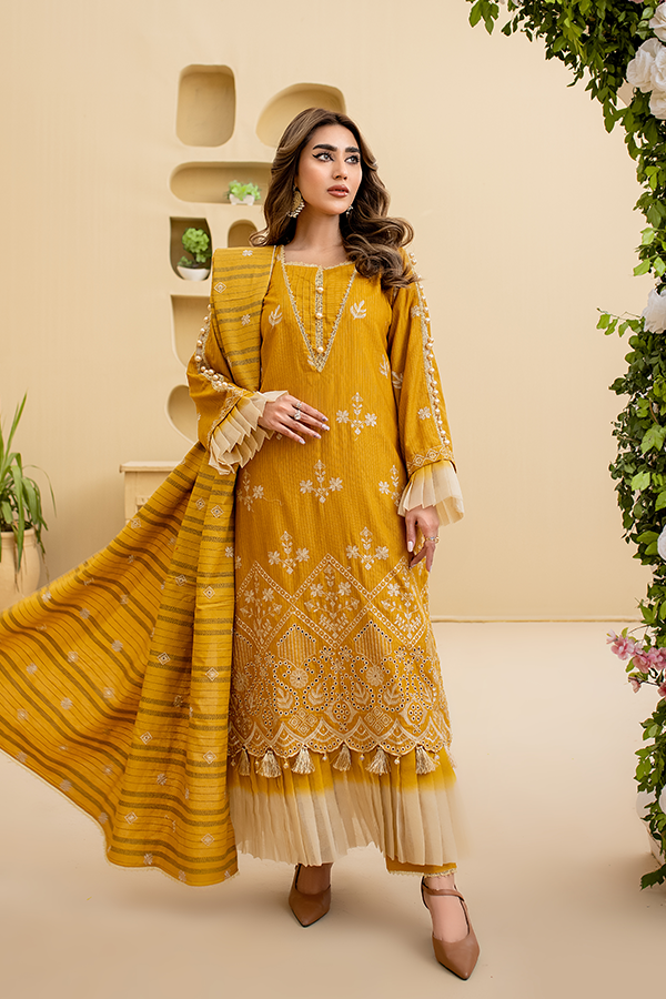 SAR-02 - SAFWA STARLA EMBROIDERED KHADDAR COLLECTION