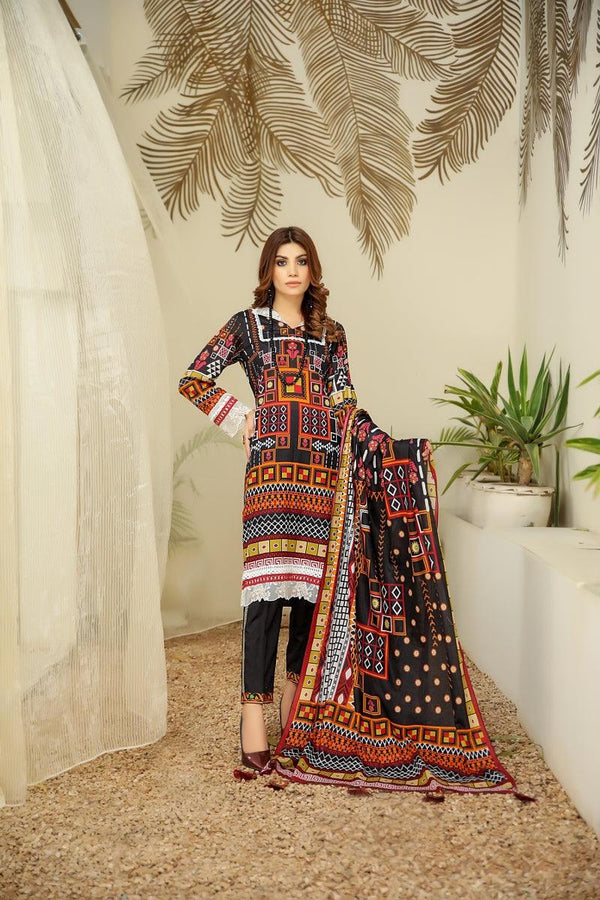 SPR-66 - SAFWA PRAHA COLLECTION 3 PIECE SUIT 2021 - Three Piece Suit-SAFWA -SAFWA Brand Pakistan online shopping for Designer Dresses| SAFWA| DRESS| DESIGN| DRESSES| PAKISTANI DRESSES