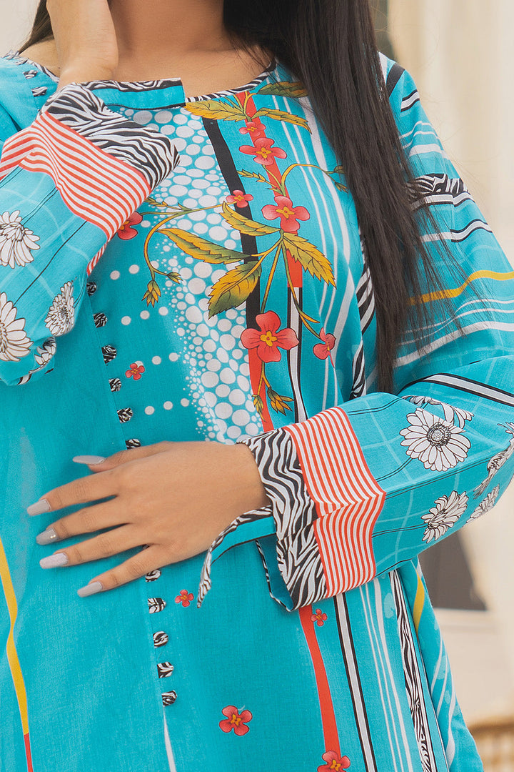 SPK-142 - SAFWA DIGITAL PRINTS LAWN SHIRT COLLECTION VOL 5