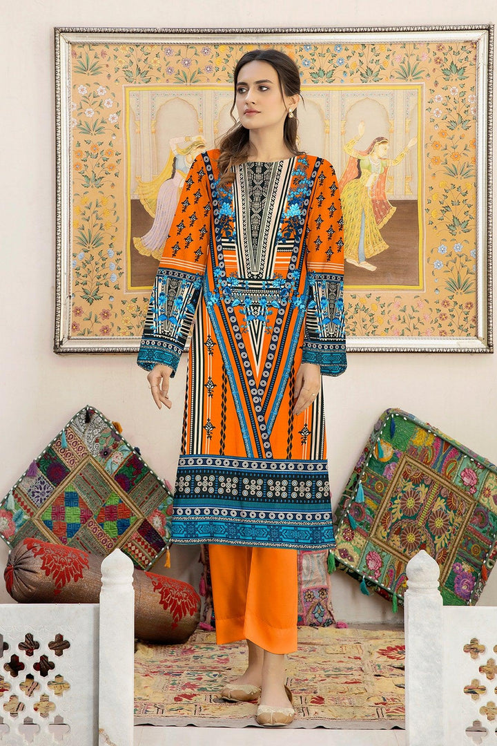 S2V-08 - SAFWA DIGITAL VISCOSE 2 PIECE - VISCOSE KAMEEZ - VISCOSE TROUSER - Safwa Pakistan Fashion 