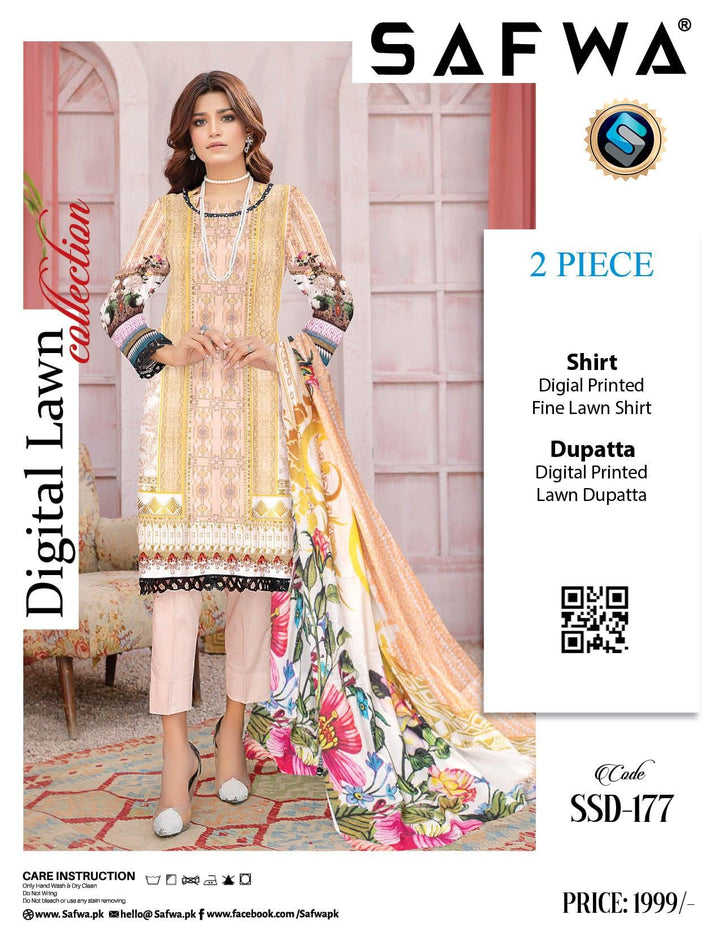 SSD-177 - DIGITAL PRINTS SHIRT DUPATTA COLLECTION VOL 02 Dresses | Dress Design | Pakistani Dresses | Online Shopping in Pakistan